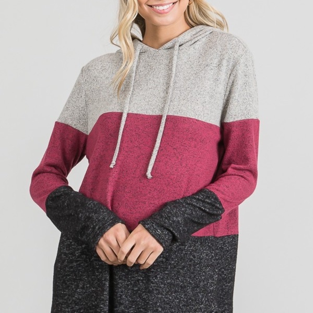 Color Block Hoodie